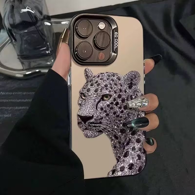 Apple Iphone 15 - IMD Holographische Silberne Handyhülle für iPhone