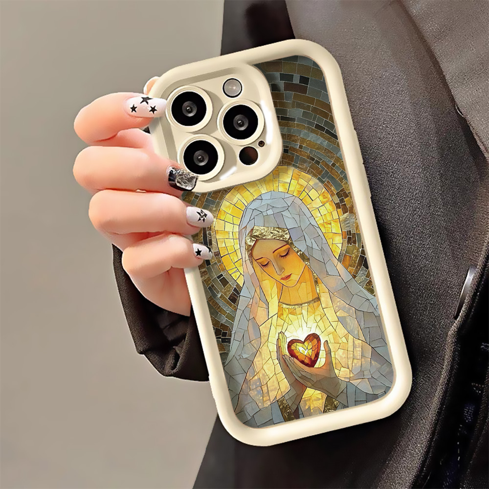 Retro Kirchen-Buntglas-Handyhü – Apple Iphone 15 Bewertung und Preis